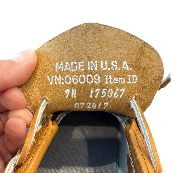 L.L. Bean Low Bean Duck Boots Boat Shoes Tan/Navy, Women's 9 Narrow (2A) - Picture 8 of 12